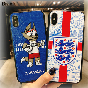 2018 Copa del Mundo de la bandera nacional TPU <span class=keywords><strong>PC</strong></span> cubierta de la caja del teléfono para el iPhone 8 más - Product Image 3