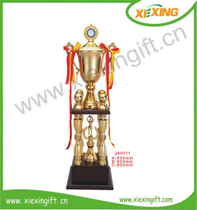 <span class=keywords><strong>2014</strong></span> la construcción personalizada forma taza de metal champing trofeo de voleibol - Product Image 1