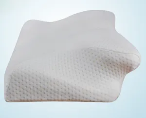 BEDREAMY-almohada de espuma viscoelástica para el cuello, cómoda almohada de espuma de contorno de poliéster para fisioterapia