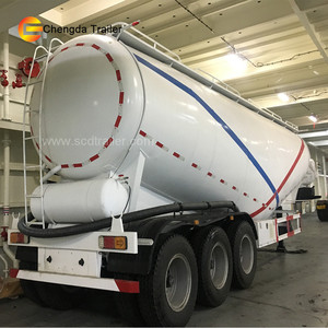 3 ejes 60ton en forma de V tanque de cemento bulker remolque de camión semi - Product Image 4