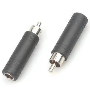 RCA Phono תקע אדום/שחור זהב מצופה מחברים עבור אודיו כבלי Cinch