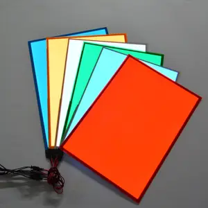 Panel Foil Lampu Latar EL Super Tipis, A0 A1 A2 A3 A5 A6 Ukuran EL