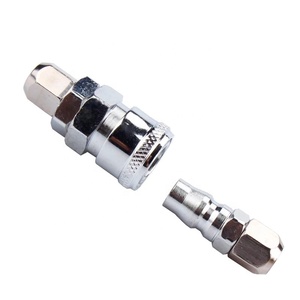 Uk חם מכירה sh pf sf sm PM נירוסטה עצמי נעילה סוג c שחרור אוויר צימוד פנאומטי צימוד תעשייתי - Product Image 2