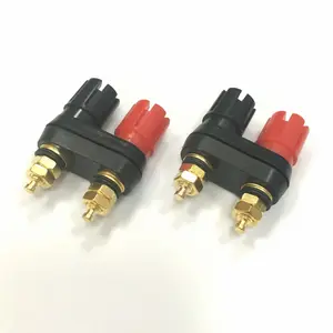 Speaker Terminal Connector Binding Post 4mm Double Banana Plug Binding Post