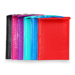 Enveloppes matelassées en polybulle colorées avec logo personnalisé, résistantes aux chocs, pour l'emballage et l'expédition de vêtements - Product Image 5