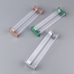 Sản Phẩm Mới Bán Buôn Trong Suốt Acrylic Hộp Bút Hộp Quà Tặng Nhựa Bút Trường Hợp Đôi Tam Giác Bao Bì Ống Bao Bì Bút Hiển Thị - Product Image 5