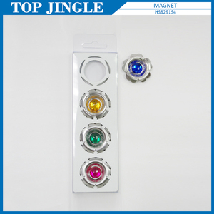 4 ganchos de succión redondos pequeños de acero inoxidable en forma de flor - Product Image 4