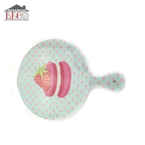<span class=keywords><strong>Planche</strong></span> <span class=keywords><strong>à</strong></span> <span class=keywords><strong>découper</strong></span> <span class=keywords><strong>en</strong></span> mélamine de bambou ronde, multicolore, bon marché 1 pièce - Product Image 3