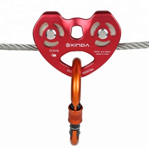 Polea Doble de Aluminio XINDA 27kN con Certificación CE y Rodamiento de Bolas, Duradera, para Escalada Casual y Turística al Aire Libre - Product Image 5