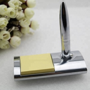 Juego de Bolígrafos de Escritorio con Base Rectangular, Bolígrafo de Escritorio con Bloc de Notas - Product Image 2