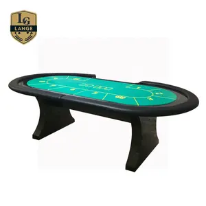 Promotional New Design Custom Texas Hold'em Poker Table Standard Size