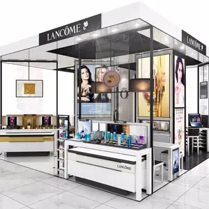 商店家具亭化妆站销售设计工作室化妆品展示