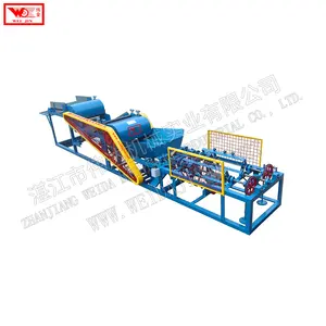 coir palm short fiber rope making machine supplied