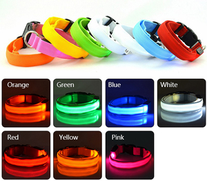 Fábrica al por mayor <span class=keywords><strong>precio</strong></span> barato Luz <span class=keywords><strong>de</strong></span> seguridad Led Collar <span class=keywords><strong>de</strong></span> perro luminoso - Product Image 3