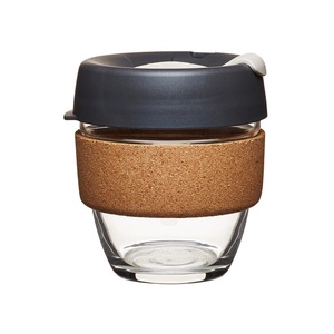 Bán buôn thủy tinh borosilicate 350ml thủy tinh cốc thủy tinh <span class=keywords><strong>Espresso</strong></span> Cup với nắp cao su và trường hợp - Product Image 1