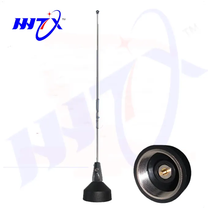 Antena de látigo UHF433MHz NMO para coche, 435MHz, radio móvil, 1/4 ondas, NMO, antena de látigo plano sin tierra, 446M