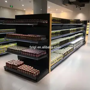 Alışveriş raf süpermarket rafları tasarım kullanılan süper market rafları sistemleri