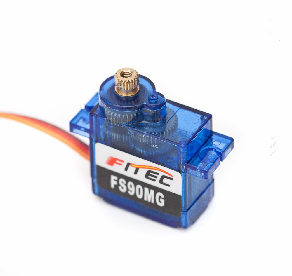 FITEC FS90MG 9 г робот RC сервопривод с металлическим аналогом 180 градусов Высокопроизводительные детали RC и Accs MG90S