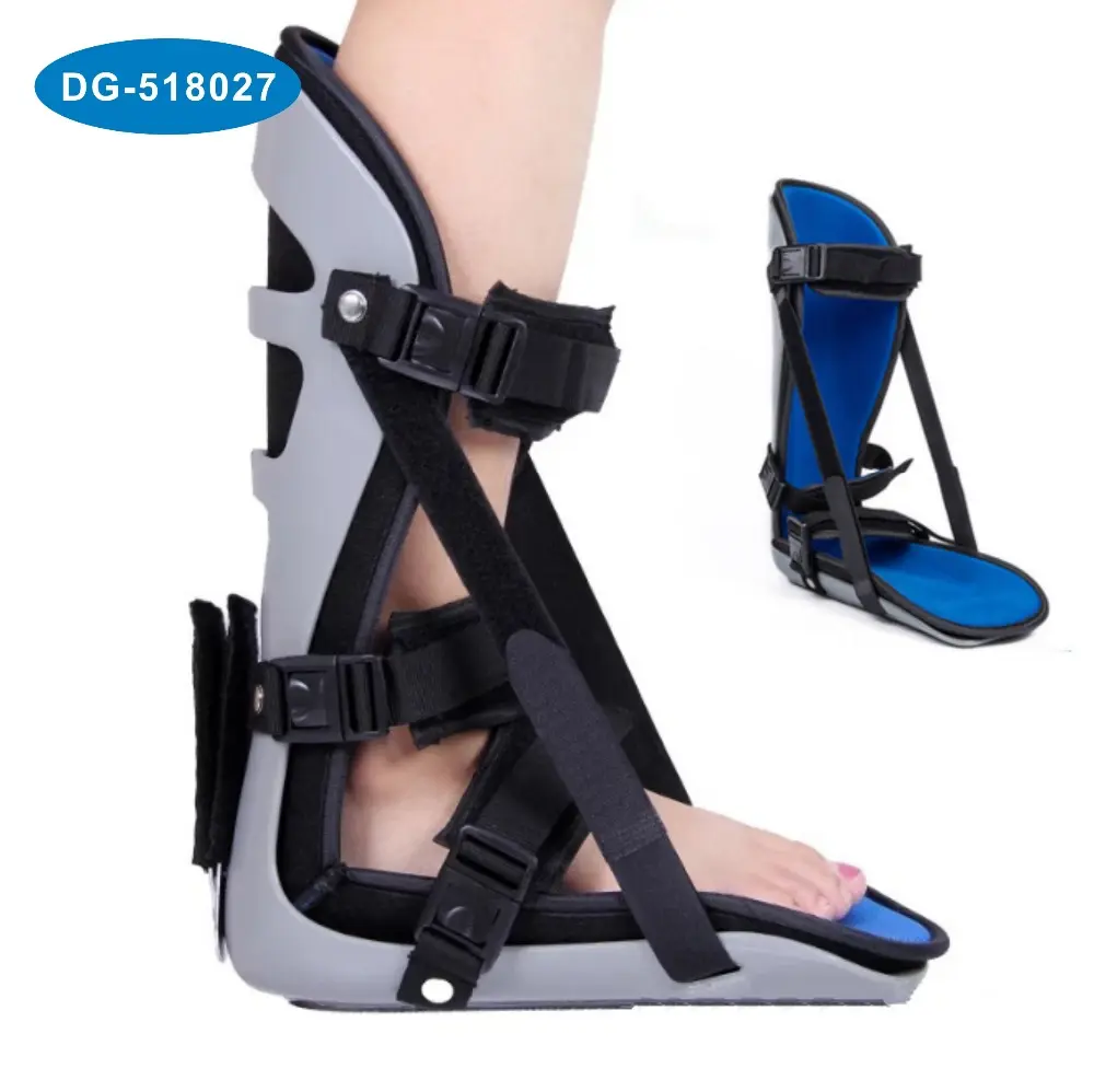 เฝือกดามข้อเท้าสำหรับใส่ทางการแพทย์,เฝือกเท้าแบบแข็งยืดได้เวลากลางคืนมีเฝือกที่รั้งข้อเท้าหรือข้อเท้า