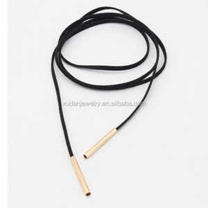 قلادة طويلة مثيرة من جلد الغزال الصناعي بربطة عنق ملفوفة للنساء - Product Image 2