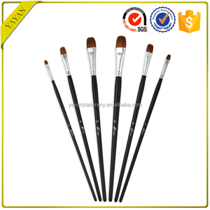 Di alta Qualità Nocciola Red Sable (donnola) Olio Artista <span class=keywords><strong>Pennello</strong></span> <span class=keywords><strong>Set</strong></span> per la Pittura - Product Image 3