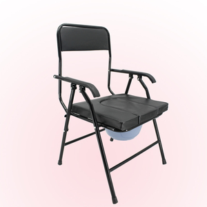 Chaise de toilette en acier, fournitures de thérapie, de rééducation, <span class=keywords><strong>avec</strong></span> accoudoir <span class=keywords><strong>pour</strong></span> <span class=keywords><strong>personnes</strong></span> handicapés, <span class=keywords><strong>personnes</strong></span> <span class=keywords><strong>âgées</strong></span> et hommes - Product Image 2