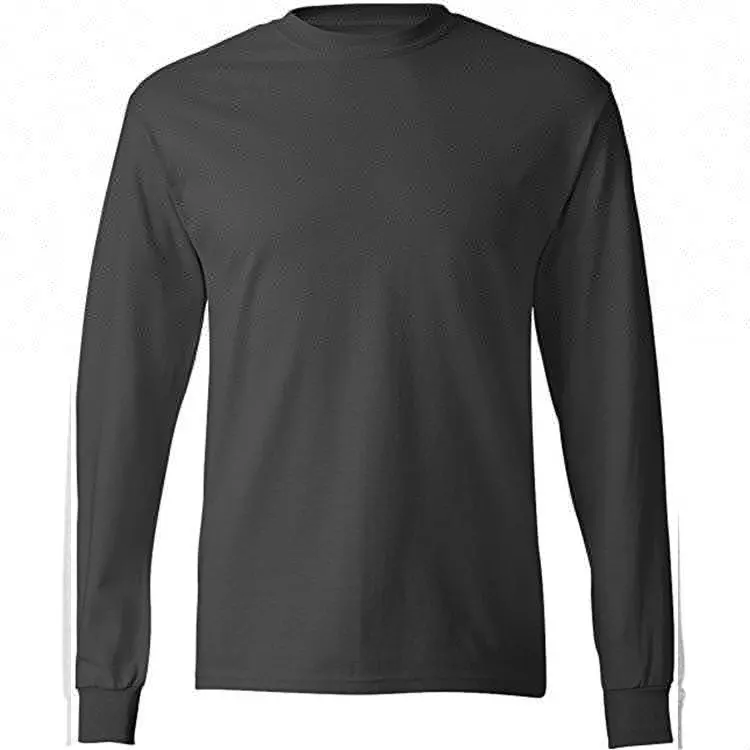 T-shirt à manches longues pour hommes, vêtements nouveau style, noir, 2020