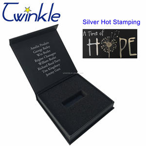 Tùy Chỉnh Màu Đen Giấy In Ấn Các Tông USB Ổ Đĩa <span class=keywords><strong>Flash</strong></span> Hộp Quà Tặng Cho USB - Product Image 6