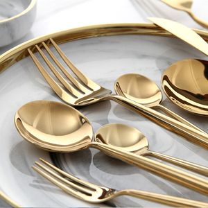 Juego de Cubiertos JC Bulk Kitchen Utensil en Oro Rosa, Tenedor y Cuchara para Bebé - Product Image 6