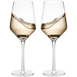 Günstige große dünne große Neuheit trinken dekorative Hochzeit begünstigt Rotwein Gin Glas