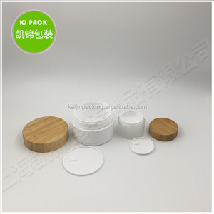 Envases cosméticos 15g 20g 30g 50g 100g 150g 200g 250g tarro de crema con tapa de bambú - Product Image 5
