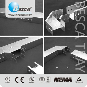 Galvanizado Metal <span class=keywords><strong>Ducto</strong></span> / HDG Galvanizado en caliente bandeja para <span class=keywords><strong>Cable</strong></span> ( ul, Cul, Ce, Iec, Iso ) - Product Image 1