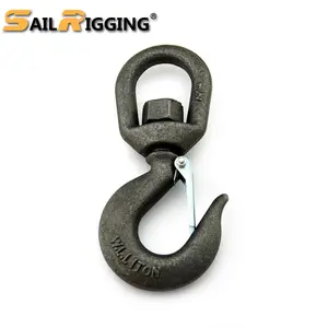 Swivel Keychain Hook with Safety Latch S322