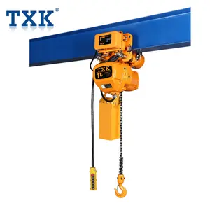 TXK 1 Ton Trolley Type Electric Chain Hoist with Wireless Remote Control