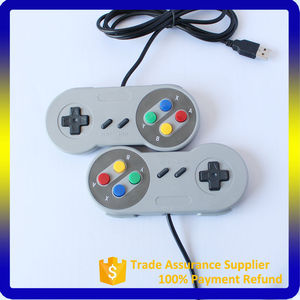 <strong>Color</strong> Button Retro USB <strong>Controller</strong> Joysticks Wired Gamepad for <strong>SNES</strong> PC Mac