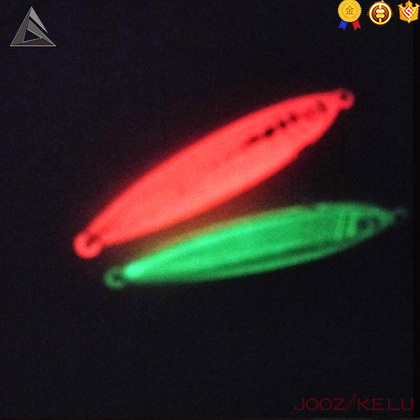 Светящийся красный зеленый черный и т. д. 97% чистый вольфрамовый вес для рыбалки с светящийся краской