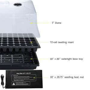 Chin-Up Plastic Hydroponics <strong>Propagation</strong> Kits,dome, Tray for Plants <strong>Propagation</strong>, Seedling Nursery - Product Image 3