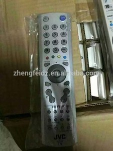 Alta calidad gris DTV TV RM-C1898 Control remoto para JVC <span class=keywords><strong>2</strong></span> * AAA batería a India mercado ZF fábrica - Product Image 2