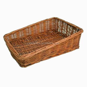 Handmade del commercio all'ingrosso di alta qualità di vimini cesto di verdura <span class=keywords><strong>disegno</strong></span> decorativo - Product Image 1