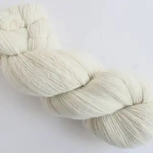 Undyed White Merino Multiply Mini DK 100gm Hand Knitting Yarn for Hand Dyeing
