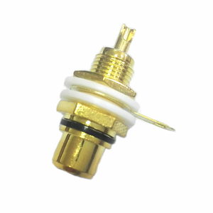 <span class=keywords><strong>Prise</strong></span> <span class=keywords><strong>femelle</strong></span> <span class=keywords><strong>RCA</strong></span> plaquée or pour montage sur panneau de châssis - Product Image 3