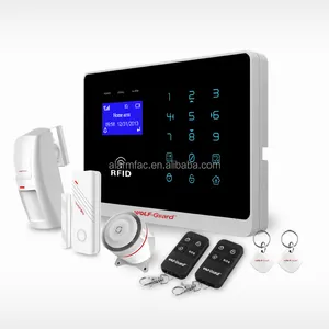 Système d'alarme de sécurité pour maison intelligente fabriqué en chine avec application Google Play Store, système d'alarme GSM facile à bricoler