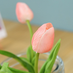 Tulipano artificiale di seta del fiore di simulazione di tocco reale di vendita calda di alta qualità ZERO per la decorazione domestica della festa nuziale - Product Image 4