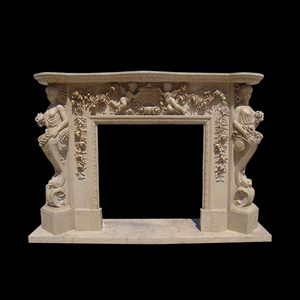 Inicio decorativo blanco mármol artificial exquisita <span class=keywords><strong>chimenea</strong></span> llamas - Product Image 3
