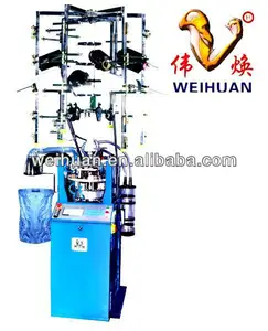 4 inch fully automatic single cylinder plain silk stocking/pantyhose knitting machine