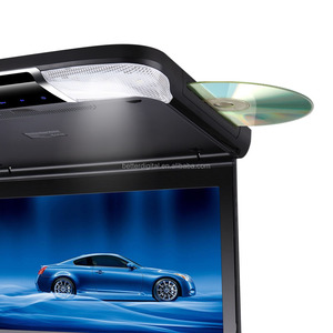 شاشة dvd لتلفاز السيارة قابلة للطيّ, تأتي بحجم 13.3 بوصة ، وفائقة النحافة ، ومنفذ USB ، وsd ، وfm ، وir ، وألعاب - Product Image 3