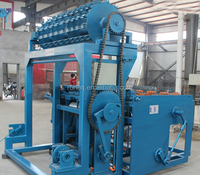 Machine à souder pour clôture à nœuds fixes en treillis métallique galvanisé à chaud avec moteur et PLC (Nœuds fixes -017) Économie d'énergie