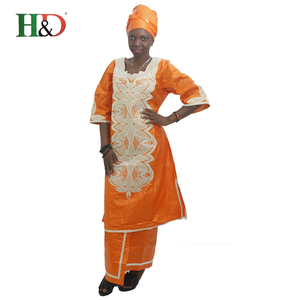 H & D factory price Tradition models New African dresses lace dress African clothes <span class=keywords><strong>Bazin</strong></span> Riche <span class=keywords><strong>Getzner</strong></span> - Product Image 3
