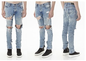 Ağır sıkıntı ile <span class=keywords><strong>Justin</strong></span> Beiber kot <span class=keywords><strong>Justin</strong></span> <span class=keywords><strong>Bieber</strong></span> kot pantolon kot erkekler 2017 - Product Image 2