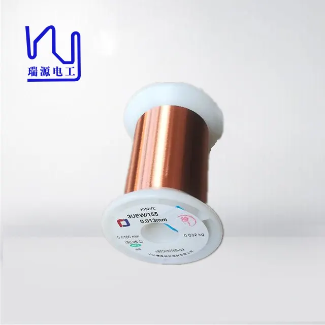 Ultra Fine Self Bonding Enameled Copper Wire for Speaker High Purity Copper Round Copper Insulated Voice Coil Solid 0.05-0.60mm